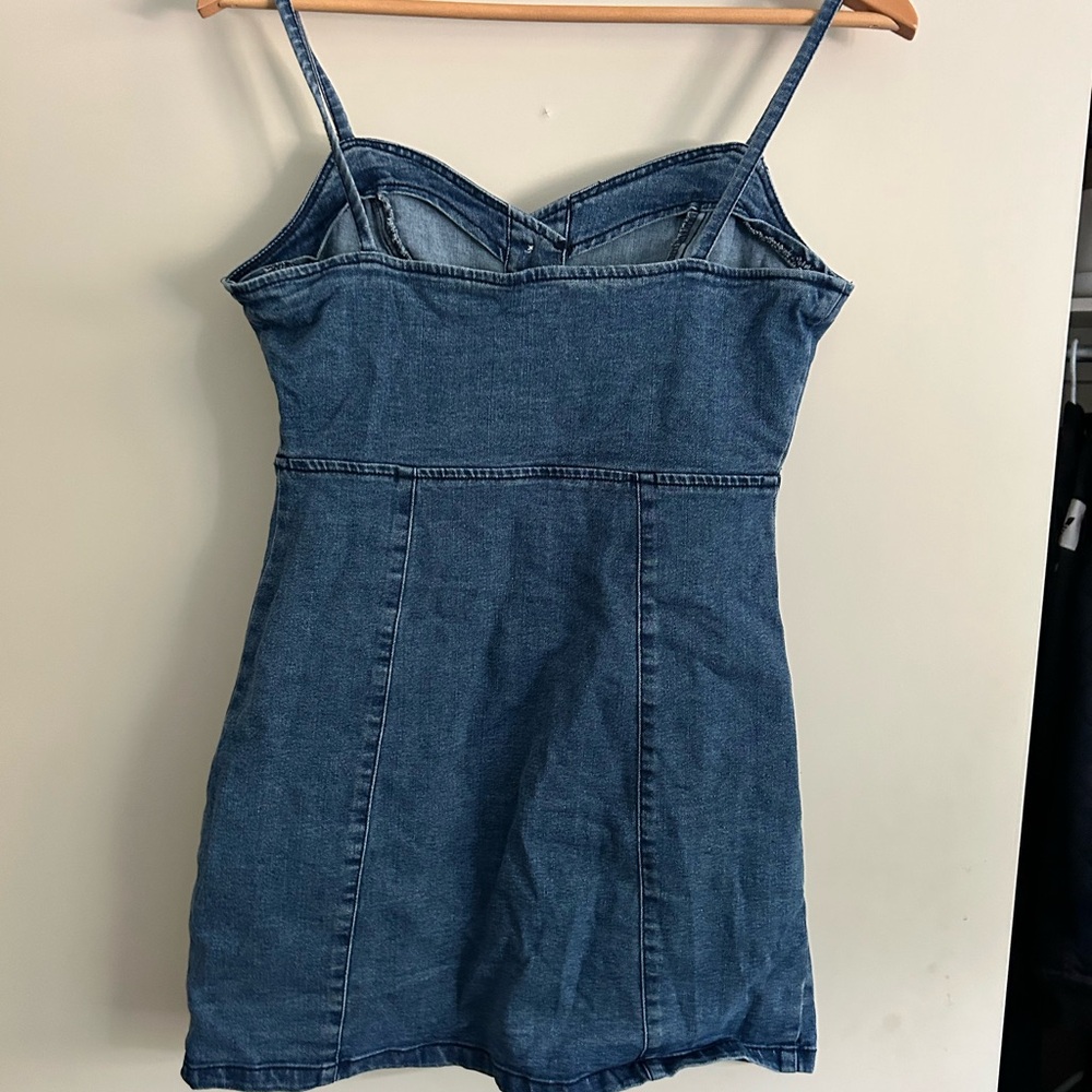 Denim Button-Down Dress - Picture 2 of 2